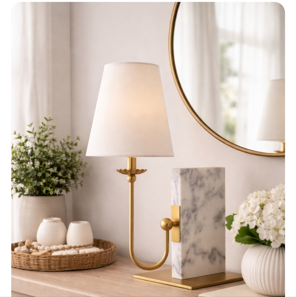 Marble Bookshelf Lamp Hearth & Hand